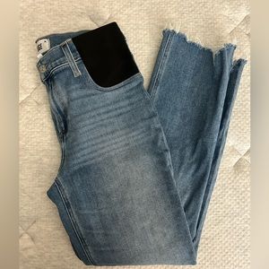 Paige denim - Maternity straight leg light/med wash